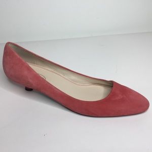 Talbots Pink Suede Kitten Heels